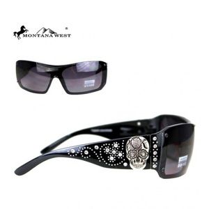 Montana West Accessories - Montana West Sugar Skull Sunglasses Black Montana West Accessories - Montana West Sugar Skull Sunglasses Black